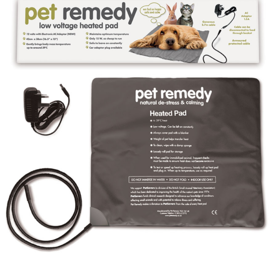 pet remedy heated pad